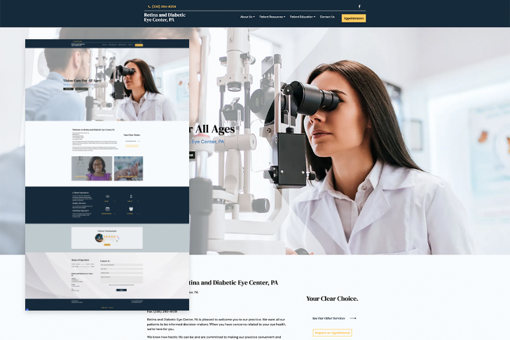 Best medical websites minimalist website layout for a doctor's office