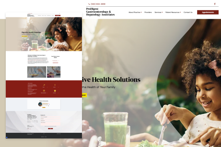 Best medical websites modern and user-friendly home page design for a healthcare