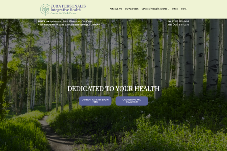 Best medical websites colorado health center website designed for ease of use